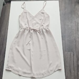 Aritzia Babaton Elegant Light Pink Spaghetti Strap Dress